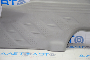 Threshold pad rear left Toyota Highlander 08-13 gray, broken crepe, scratches