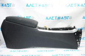 Console central armrest Nissan Altima 13-14 cloth black, for rear row air conditioning, for dry cleaning, scratches