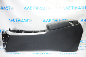 Console central armrest Nissan Altima 13-15 leather black, scratches