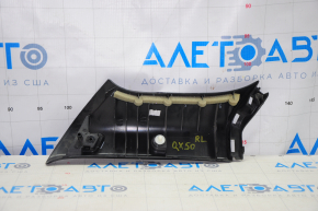 Rear pillar trim left Infiniti QX50 19-25 black, worn
