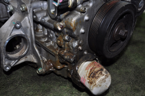 Nissan Rogue 14-15 2.5 QR25DE 85k engine, air conditioning bracket failure, half-pan defect