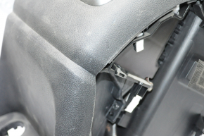 Armrest upper part Kia Sorento 16-18 leather black, scratches, broken fastening