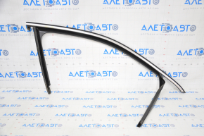 Upper front right door molding for VW Passat b8 16-19 USA, chrome with glass seal