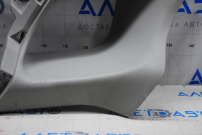 Upper right rear pillar trim Lexus CT200h 11-13 gray, plastic turned white, scratches