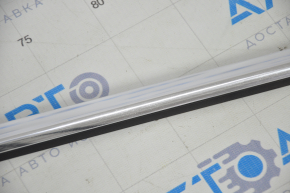 Molding door-glass central rear left VW Passat b8 16-19 USA chrome scratches, rubbed
