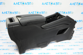 Console central armrest Nissan Murano z52 15-16 leather black, scratches