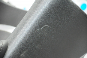 Console center armrest and cup holders Chevrolet Malibu 16-21 leather black, scratches, bumps