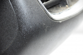 Console center armrest and cup holders Chevrolet Malibu 16-21 leather black, scratches, bumps
