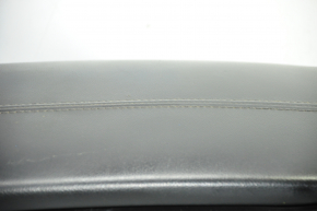 Console center armrest and cup holders Chevrolet Malibu 16-21 leather black, scratches, bumps