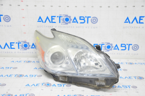 Headlight front right Toyota Prius 30-11 10-12 bare, pre-rest, halogen, cobweb, for polishing