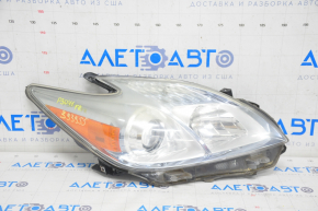 Headlight front right Toyota Prius 30-11 10-12 bare, pre-rest, halogen, cobweb, for polishing