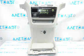 Central console under the dashboard Toyota Sienna 11-13 gray, 2 parts, scratches