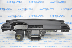 Torpedo front panel with AIRBAG VW Passat b8 16-19 USA black