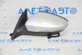 Side mirror left VW Passat b8 16-19 USA 6 pins, turn signal, heated, silver