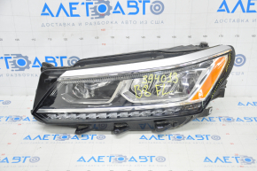 Headlight front left VW Passat b8 16-19 USA complete LED varnish peeled off along the edge