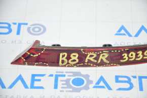 Reflector rear bumper right VW Passat b8 16-19 USA cracks in glass