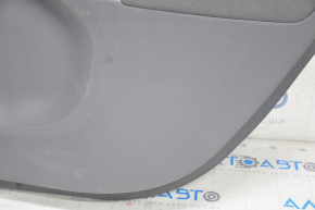Door trim card rear right Toyota Prius 30-11 10-15 dark gray cloth with dark gray insert cloth, scratches, for cleaning