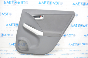 Door trim card rear right Toyota Prius 30-11 10-15 dark gray cloth with dark gray insert cloth, scratches, for cleaning