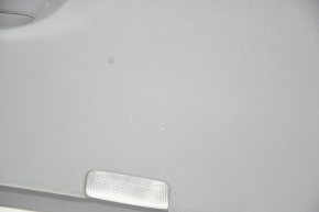 Door trim card front right Toyota Prius 30-11 10-15 dark gray cloth with dark gray insert cloth, scratches