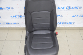 Passenger seat VW Passat b8 16-19 USA with airbag, mechanical, leather black