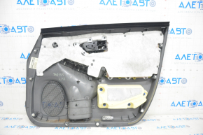Door trim card front left Toyota Prius 30-11 10-15 dark gray cloth with dark gray insert cloth, scratches, breakage crepe