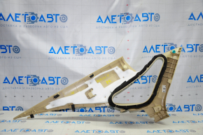 Upper right rear pillar trim Toyota Avalon 13-18 beige, scratch