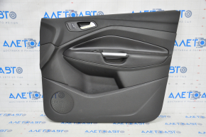 Door trim card front right Ford Escape MK3 17-19 rest black chrome handle, scratches on chrome