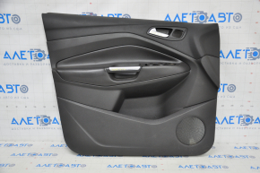 Door trim card front left Ford Escape MK3 17-19 rest black chrome handle, scratches on chrome
