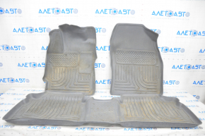 Set of mats Toyota Prius 30-11 10-15 rubber gray, HUSKYLINERS