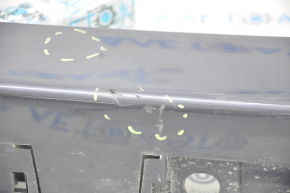 Left threshold Toyota Prius 30 10-15 graphite, broken fasteners, scuffs, scratches