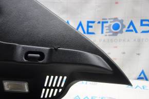 Arch trim right upper Nissan Rogue Sport 17-19 black, scratches, plastic turned white