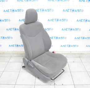 Passenger seat Toyota Prius 30-11 10-15 without airbag, mechanical, velour, dark gray, dry-cleanable