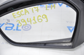 Side mirror left Ford Escape MK3 17-19 rest 14 pins, turn signal, BSM, backlight, black scale, turn signal for polishing