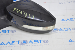 Side mirror left Ford Escape MK3 17-19 rest 14 pins, turn signal, BSM, backlight, black scale, turn signal for polishing