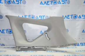 Rear pillar trim right Nissan Versa Note 13-19 gray, worn