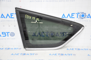 Rear left window, fixed glass, Ford Escape MK3 13-19, chrome