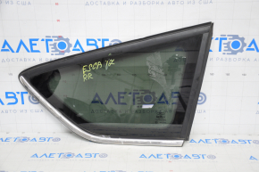 Rear right window, fixed glass, Ford Escape MK3 13-19, chrome