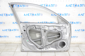 Door bare front left Honda Civic X FC 16-21 4d silver NH830M, painted, dented, bumps