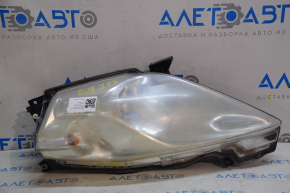 Headlight front left bare Nissan Leaf 13-17 Halogen, without fastening, blue cap, for polishing
