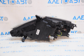 Headlight front left bare Nissan Leaf 13-17 Halogen, without fastening, blue cap, for polishing