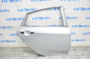 Bare rear right door Honda Civic X FC 16-21 4d silver NH830M, changed canvas, putty, bumps, dented