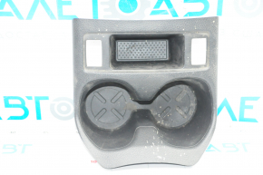Central cup holder Nissan Rogue 14-17 black, for heated seats