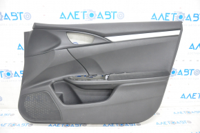 Door trim card front right Honda Civic X FC 16-21 4d cloth black with black insert, under chemical