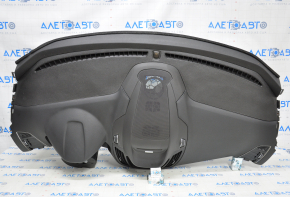Torpedo front panel with AIRBAG Ford Escape MK3 17-19 rest black titanium