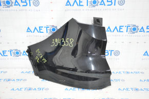Rear bumper bare left Ford Escape MK3 17-19 rest black scratches