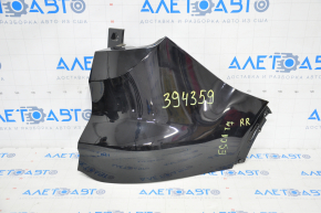 Rear bumper bare right Ford Escape MK3 17-19 rest black
