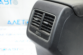 Central console armrest VW Passat b7 12-15 USA black, under rear row air duct, under box pocket