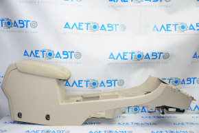 Console central armrest VW Passat b7 12-15 USA beige, without plugs, scratches