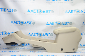 Console central armrest VW Passat b7 12-15 USA beige, without plugs, scratches