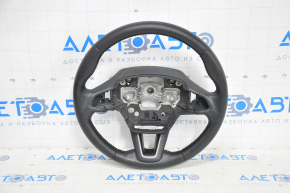 Naked steering wheel Ford Escape MK3 17-19 rest, leather black worn, scratches